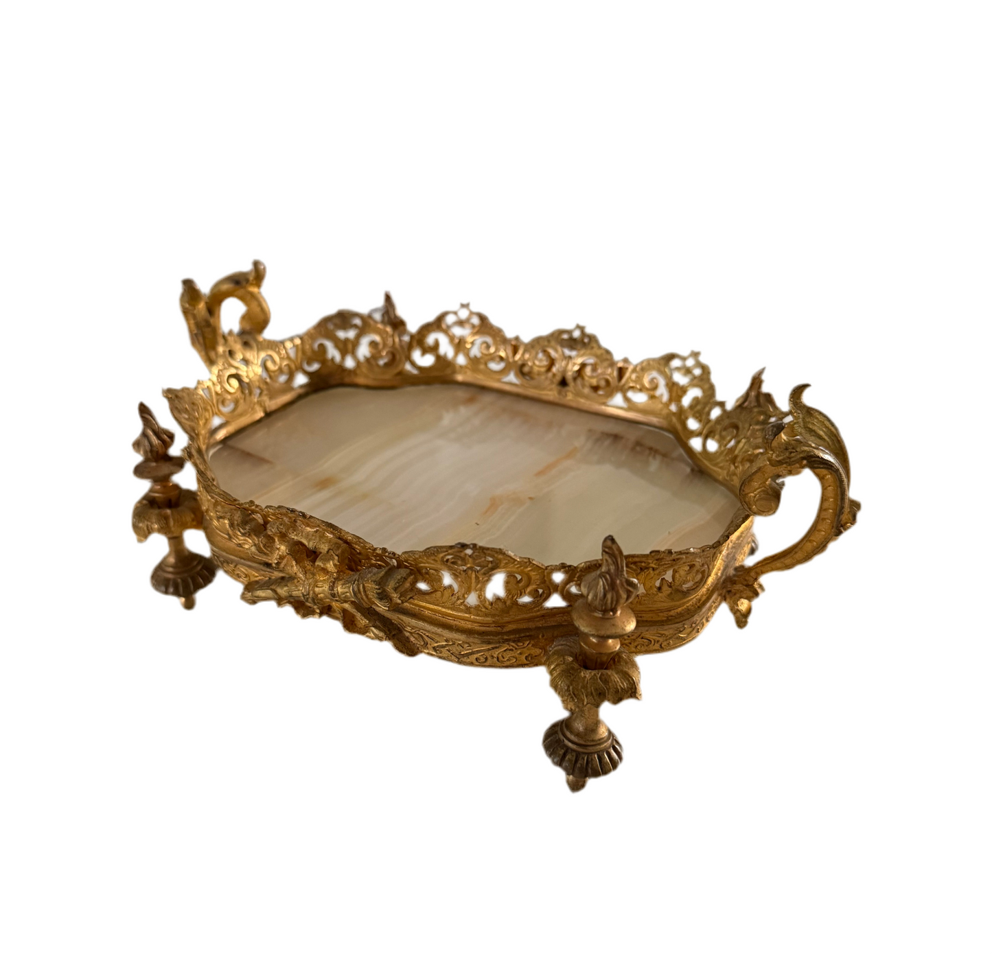 Ormolu and Onyx Tray