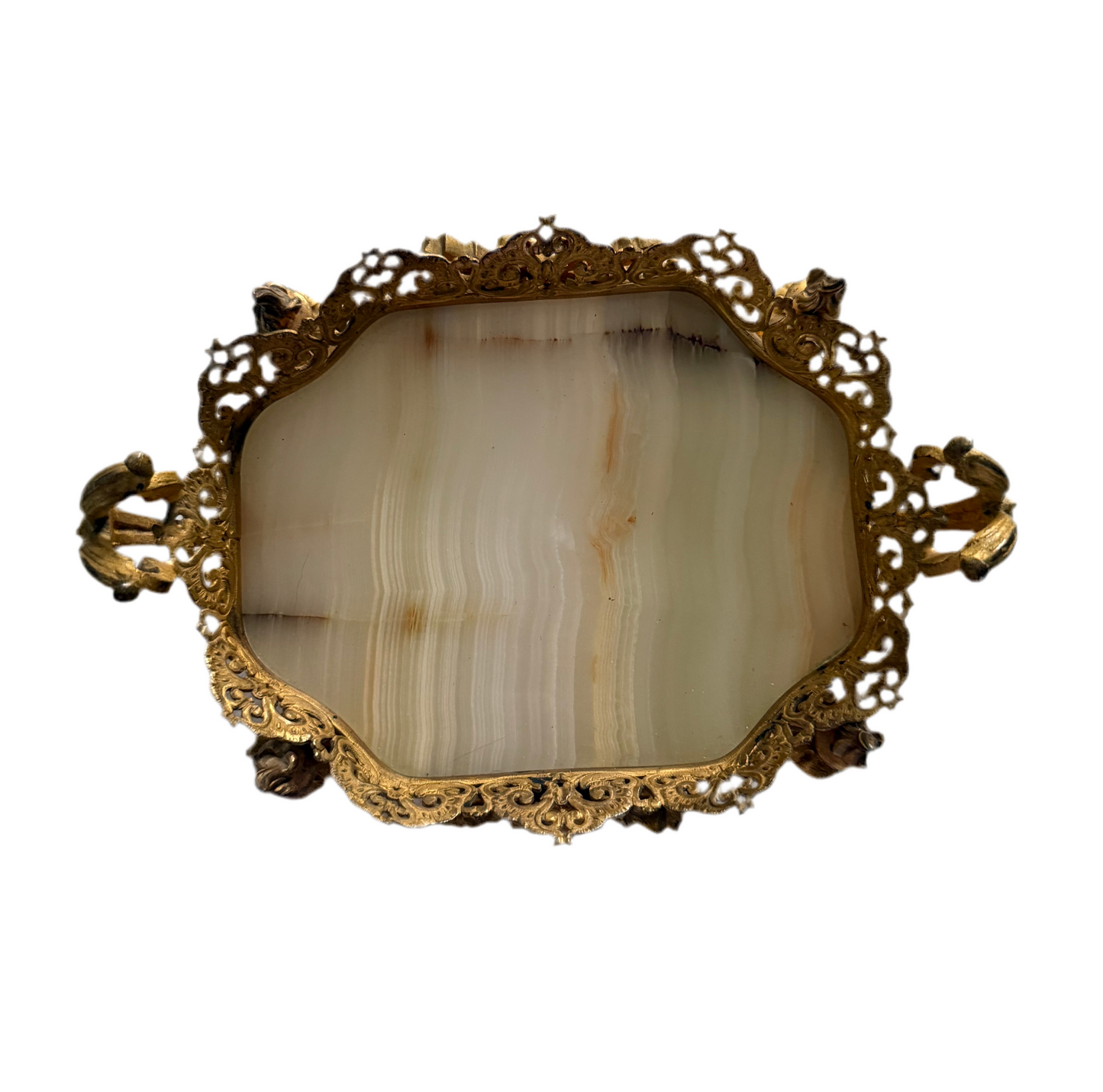 Ormolu and Onyx Tray