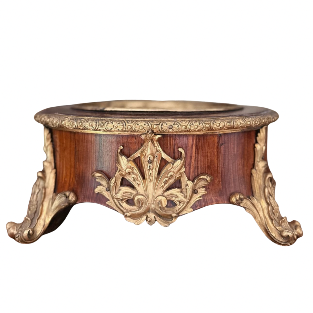 Wood and Gilt Bronze Jardiniere