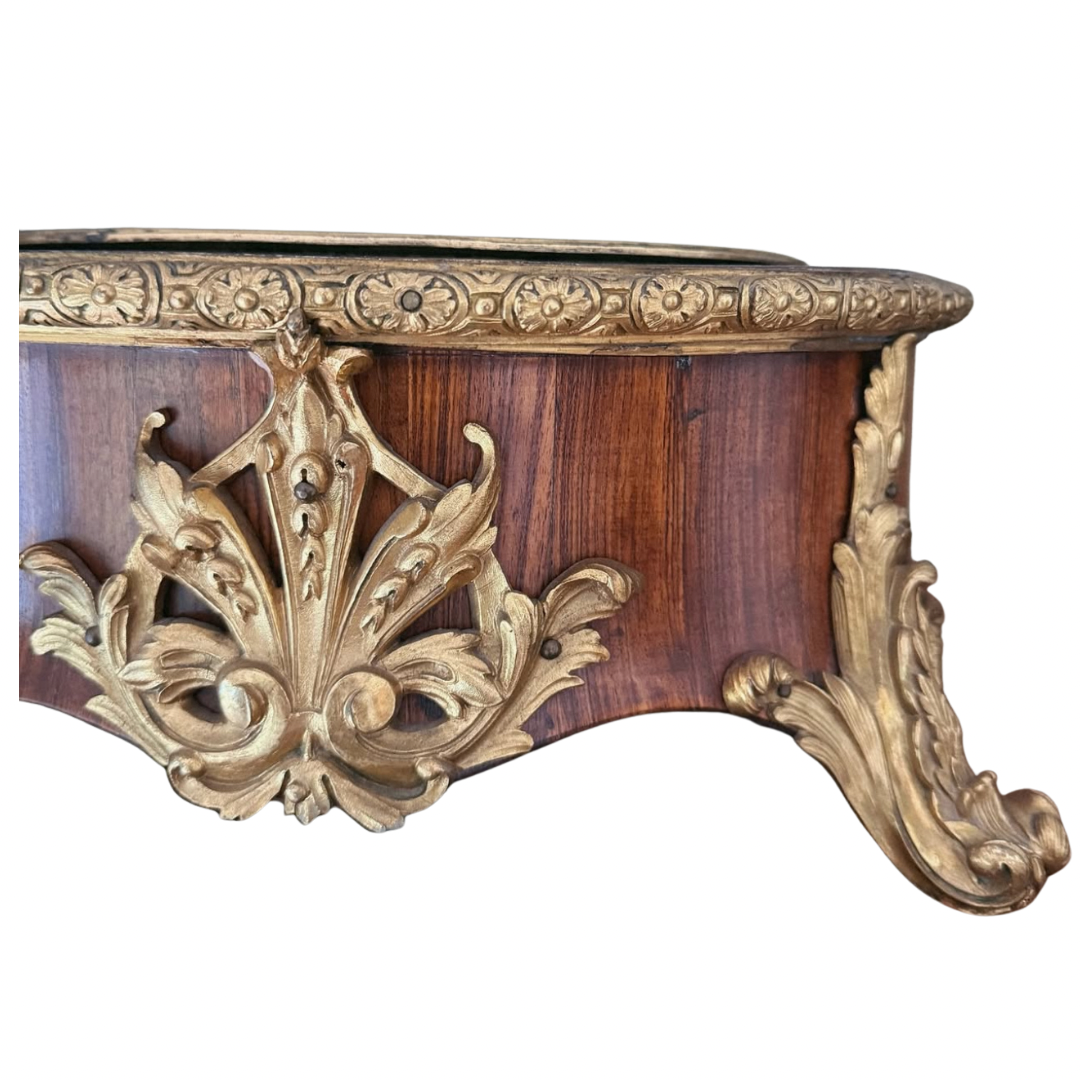 Wood and Gilt Bronze Jardiniere